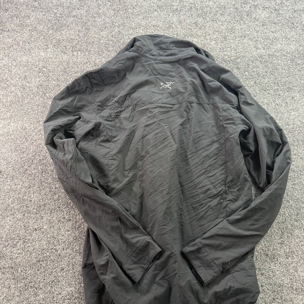 Arc'teryx Skyline LS Shirt Mens Medium Black Snap Front Technical Hiking Travel - Picture 3 of 9